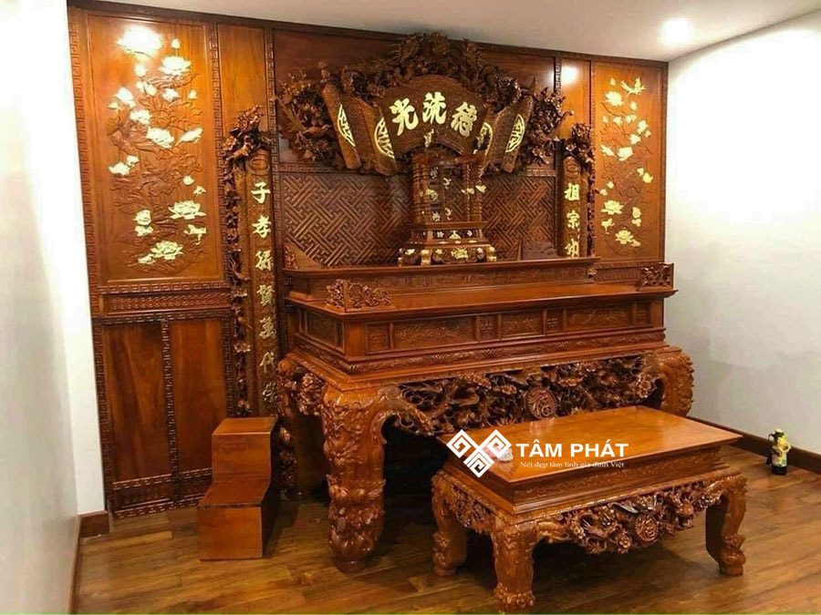 Bàn Sập Thờ Gỗ Đẹp Mã ST12
